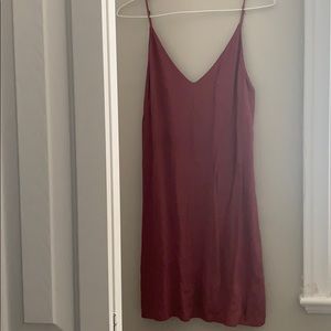 Aritzia wilfred pink mini dress